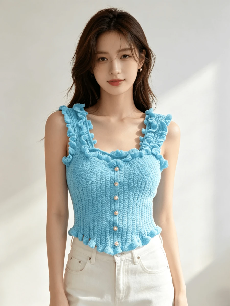 Vestidos midi para mujer - Azul - Ver 1