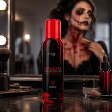 Professional Fake Red Blood SFX Makeup Halloween Costume Cosplay Horror Realistic Effect For Parties And Events - 150ml 噴霧 - 查看 5