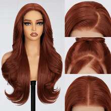 websterwigs Black 13x4 Glueless Lace Front Wig For Women, 26 Inch Synthetic Wig, Halloween - Multicolor - View 15