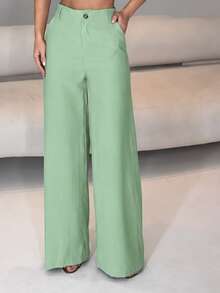 Women Pants - 薄荷綠 - 查看 1
