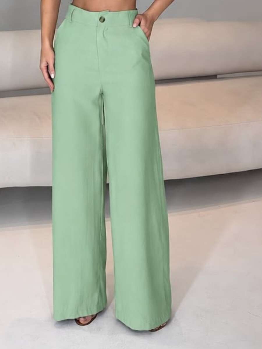 Women Pants - 薄荷綠 - 查看 1