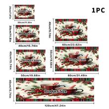 1pc Dish Drying Mat, Coffee Machine Mat, Christmas Red Plaid Coaster, High Absorbency Quick Dry Mat, Suitable For Kitchen Table, Bar Counter Decoration And Protection, Christmas Atmosphere Desktop Protector, Multi-Purpose Drying Mat, Home Gift, Desktop Decoration, Holiday Room Decor - XYLSD-976 - View 14
