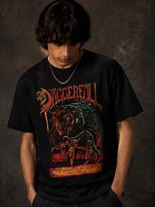 Lokale Lager,Marque,Daggerfall T-Shirt Man's Fashion Cotton Black Clothes XXL - 黑色 - 查看 3