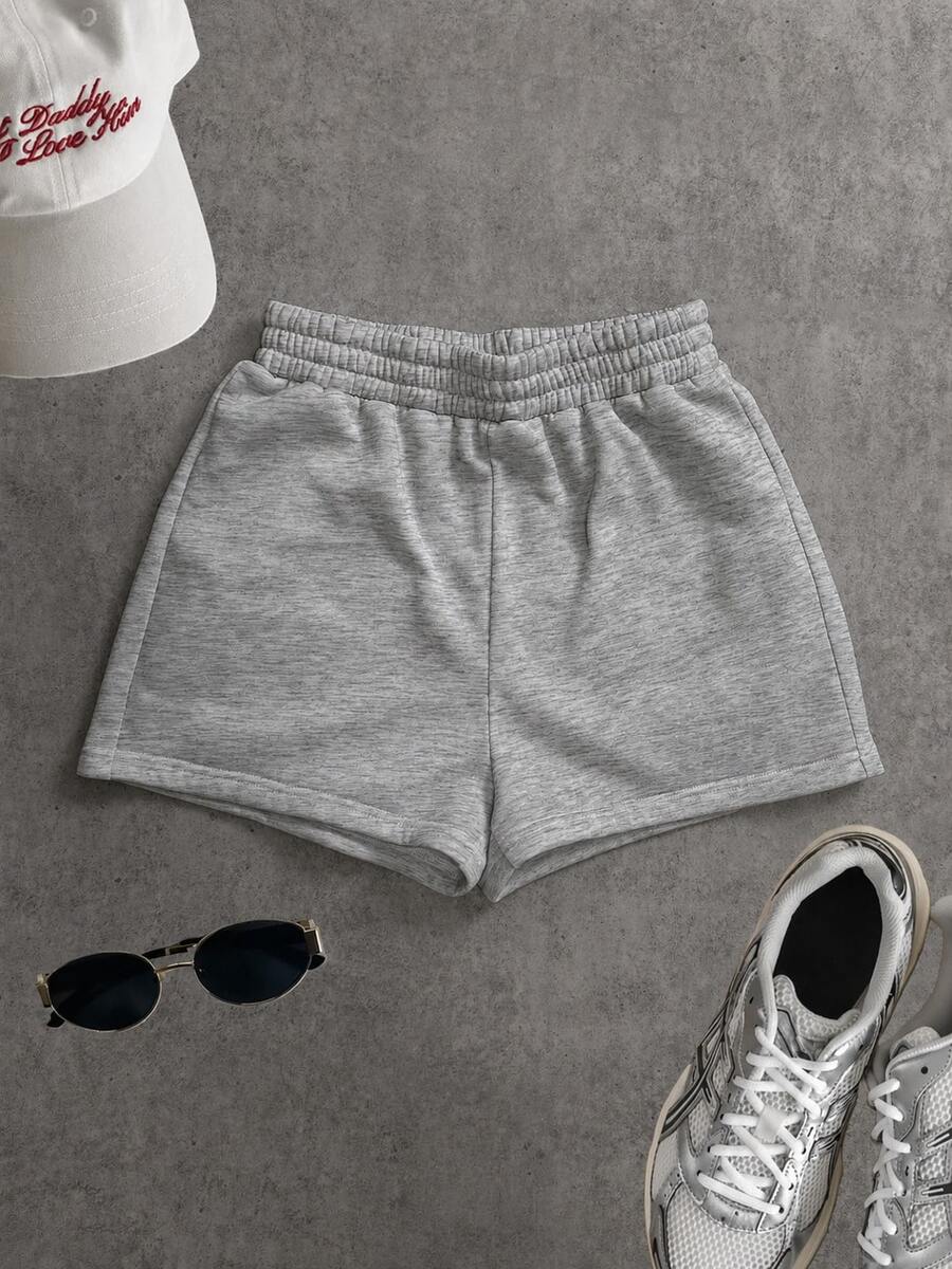Women Shorts - Light Grey - View 1