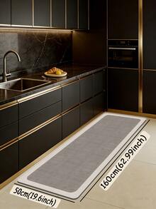 1pc Elegant Unique Pattern Kitchen Mat, 3.5mm Soft Rubber Material, Absorbent And Easy To Clean, Suitable For Hallway, Bathroom, Living Room, Outdoor Door Mat And Toilet, All-Year Use, Suitable For Various Holidays - Multicolor - View 13