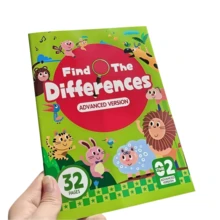 Buku Aktivitas Cari Perbedaan untuk Anak-Anak 32 Halaman (Dasar & Lanjutan) | Teka-teki Logika, Permainan Mencocokkan & Memori, Cocok untuk Anak Usia 3+ | Hadiah Ulang Tahun, Paskah, dan Hari Anak untuk Anak Laki-Laki dan Perempuan - MultiWarna - View 4