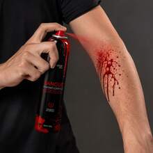 Professional Fake Red Blood SFX Makeup Halloween Costume Cosplay Horror Realistic Effect For Parties And Events - 150ml 噴霧 - 查看 4