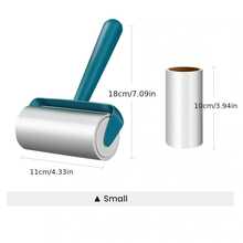 2 Rolls Tear-Off Lint Roller, Strong Adhesive Pet Hair Removal Roller, Multi-Purpose Adhesive Roller For Clothing, Sofa, Carpet, Dust And Fuzz Cleaning - 10 cm - View 3