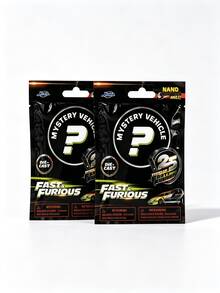 Jada Fast & Furious 25th Anniversary Nano Rides Random Style Mini Die-Cast Vehicle, 1 Random Car Per Pouch, 1.65in Movie Car Collectible, 12 Styles, Desk & Shelf Display - Multicolor - View 9
