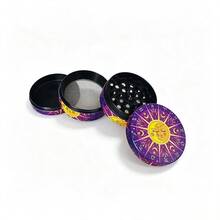 50MM-4 Layer Zinc Alloy Metal Creative Pattern Style Grinder. Outdoor Portable Smoking Accessory Tool, Perfect Gift For Boyfriend! Christmas Gift! Halloween Gift! - View 6