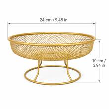 1pc Creative Metal Fruit Storage Basket - Durable And Lightweight, Suitable For Kitchen, Pantry Or Dining Table Organization, Perfect For Storing Fruits, Vegetables, Snacks And Home Decor - Multicolor - View 12