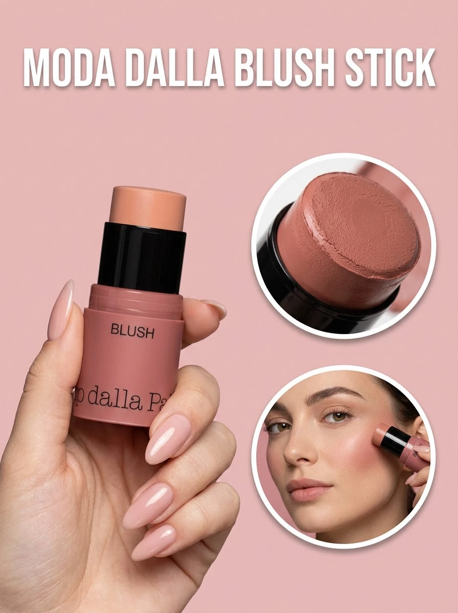 Diego Dalla Palma All In One Blush 44 Biscuit 4 G – Blush Stick, Creamy Texture, For Makeup Enthusiasts, Biscuit, Suitable For Daily Makeup Routine - 44 Biscuit - View 1