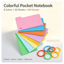 12/24 Pack 4x6 Inch Large Lined Sticky Notes, Multi-Color Memo Pads, 45 Sheets Per Pad, Super Strong Adhesive, Suitable For Office, Home And Planning, Bright Color Student Supplies - one-size - View 13