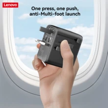Lenovo L-POW1020B Universal Travel Adapter International Plug Converter For Computer, Printer, TV, Communication Equipment - EU C Type Plug(220-240V) - View 5