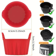4PCS Round Silicone Molds, Non-Stick Surface Easy Release, Multi-Functional Baking And Cooking Molds, Compatible With Air Fryer, Oven, Microwave, Can Make Cakes, Puddings, Steamed Eggs, Cookies, Suitable For Homemade Holiday Desserts, Party Snacks, Creative Food Decoration Molds, Heat Resistant And Reusable, Essential Kitchen Supplies For Home DIY Baking - View 4