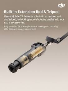 dji Osmo Mobile 7P/7 Phone Gimbal | 7P Standard Tracking Module: Native Tracking + Fill Light + Audio Recording, 3-Axis Stabilization, Smart Tracking 8.0, Magnetic Quick Release, Live Streaming/Selfie Essential (Brand New, Activated Only) - View 12
