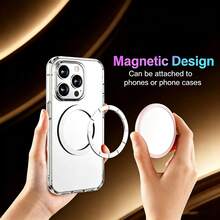 Cermin Cembung Magnetik Magsafe untuk Smartphone, Cermin Kecantikan, Cermin Magnetik untuk Video Selfie Vlog, Cocok untuk Android, Apple, dan Lainnya - Cermin selfie magnetik - View 1