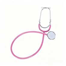 1pc Stethoscope Prop Adjustable Toughness Durable Doctor Role Play Birthday Halloween Christmas Gift Family Game Prop - Multicolor - View 2