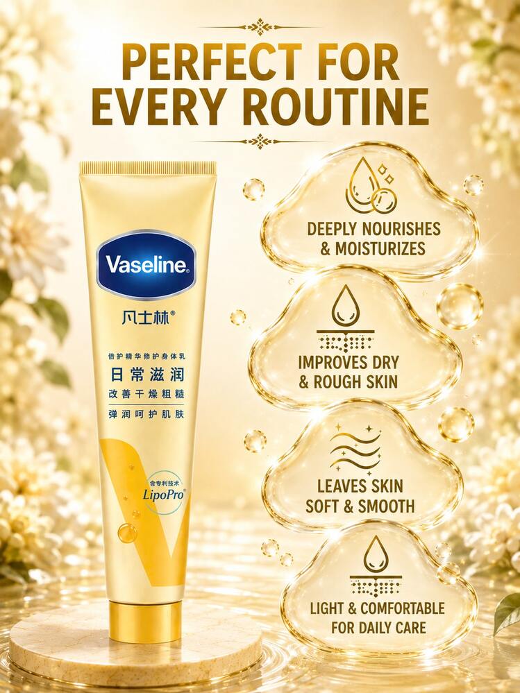 Vaseline 凡士林深層修復身體乳液 30ml，1/3/5件，長效保濕滋養，快速吸收不油膩，讓肌膚光滑柔軟，適合所有膚質 - 凡士林倍護精華修護身體乳30ml - 查看 7