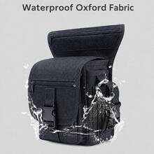 Tactical Motorcycle Leg Bag – Waterproof Drop-Leg Pouch With Adjustable Straps For Riding, Hiking & Outdoor Sports - A - View 5