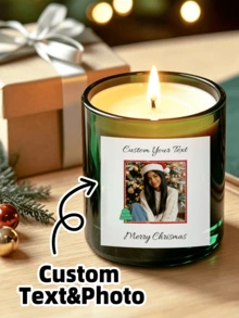 1/28/54pcs Customizable Personalized Aromatherapy DIY Label Stickers, Customizable Pattern & Text Waterproof PVC Stickers, Perfect For Aromatherapy Bottle Decoration, Homestay, Desk, Gift Packaging, Suitable For Friends, Partners, Family, Newlyweds, Handmade Gatherings, Thank You Theme Parties, Family Reunions, Christmas, Weddings - Multicolor - View 2