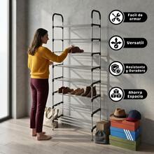 Modular Shoe Rack Organizer With 5, 6, 7, And 8 Tiers - View 2