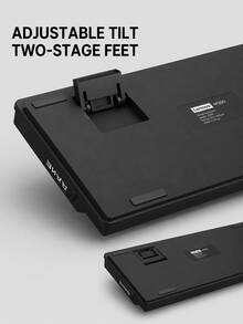 Teclado Gaming Lenovo K280 Inalámbrico de Tres Modos con Retroiluminación RGB Bluetooth 2.4G, Teclado Mecánico Compacto de 97 Teclas con Perilla de Volumen, Compatible con PC, Mac y Tableta - Ver 7