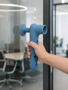 2Pcs Universal Door Handle Protector Set – Features Door Sucker Design, Serves As Anti-Collision Handle Cover & Anti-Theft Door Protection Fits Anti-Theft Doors, Room Doors, Bedroom Doors & Other Interior Doors - Multicolor - View 6