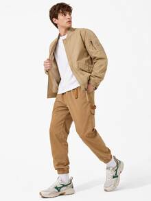 Timberland New Men's Outdoor Hiking Climbing Camping Hooded Windproof Jacket Sports Coat - Khaki - View 4