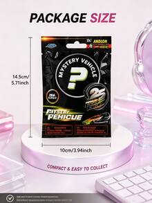Jada Fast & Furious 25th Anniversary Nano Rides Random Style Mini Die-Cast Vehicle, 1 Random Car Per Pouch, 1.65in Movie Car Collectible, 12 Styles, Desk & Shelf Display - Multicolor - View 4