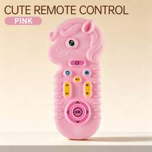Cute Animal Shaped Remote Control Silicone Baby Teething Toy, 3 Colors Available, Soft Textured Material, STEM Sensory Toy, Back To School Educational Toy, Infant Early Education Hand Grip Training Toy, Indoor/Outdoor Interactive Toy, Suitable For Infants And Toddlers - Multicolor - View 10
