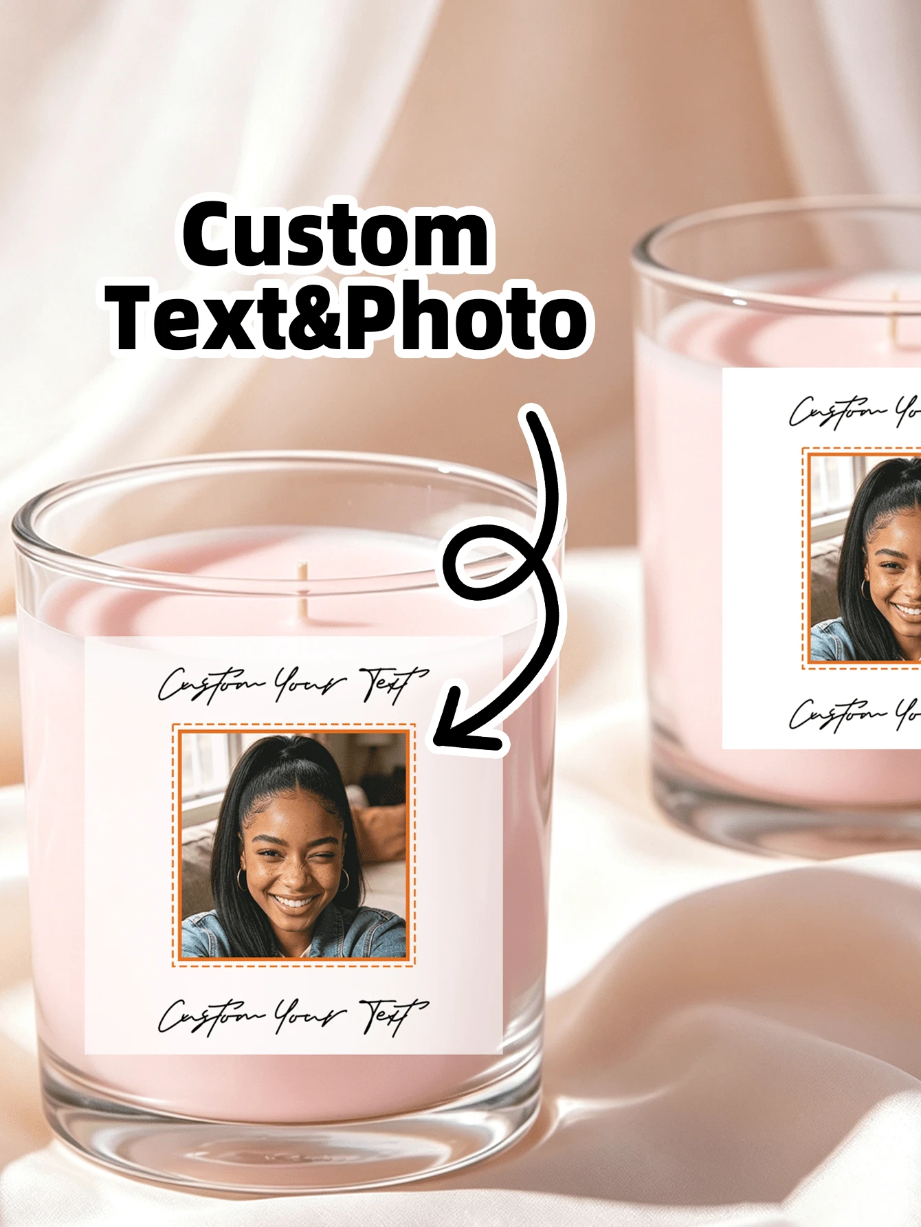1/28/54pcs Customizable Personalized Aromatherapy DIY Label Stickers, Customizable Pattern & Text Waterproof PVC Stickers, Perfect For Aromatherapy Bottle Decoration, Homestay, Desk, Gift Packaging, Suitable For Friends, Partners, Family, Newlyweds, Handmade Gatherings, Thank You Theme Parties, Family Reunions, Christmas, Weddings - Multicolor - View 1