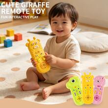 Cute Animal Shaped Remote Control Silicone Baby Teething Toy, 3 Colors Available, Soft Textured Material, STEM Sensory Toy, Back To School Educational Toy, Infant Early Education Hand Grip Training Toy, Indoor/Outdoor Interactive Toy, Suitable For Infants And Toddlers - Multicolor - View 9