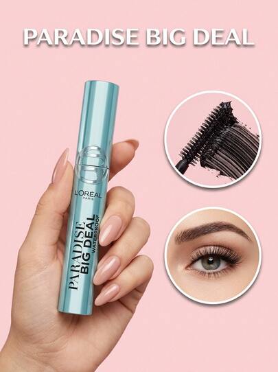 Paradise Big Deal Waterproof Mascara Black 9.9 ml – Mascara, Waterproof, For Women, Black, Suitable For Daily Makeup Routine