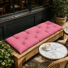 "Modern Bench Cushion – Sleek, Comfortable & Durable Cushion For Entryway Benches And Living Room Floors & Seats - Hot Pink - View 4