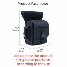 Tactical Motorcycle Leg Bag – Waterproof Drop-Leg Pouch With Adjustable Straps For Riding, Hiking & Outdoor Sports - A - View 3