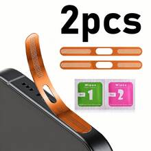 1 Set Metal Speaker Anti‑Dust Mesh For IPhone 16/17 Series, Adhesive Dust Net Stickers With Wet & Dry Cleaning Wipes, Phone Speaker Protection Accessories - Multicolor - View 11