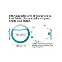 Ins Style Solid Color Minimalist Magnetic MagSafe Phone Stand, Fresh Candy Color, Telescopic, Premium Texture, Suitable For Apple 11/12/13/14/15/16/17 - Multicolor - View 11