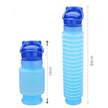 Reusable Emergency Urine Bottle 750ml, Portable Mini Outdoor Camping Travel Collapsible Personal Portable Toilet Urinal, Suitable For Children And Adults - A - View 2