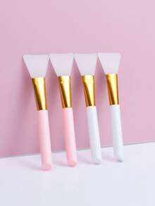 5/1pc Soft Silicone Face Mask Applicator Brush, Silicone Mask Brush, Mud Mask Brush, Makeup Brush - / - View 1
