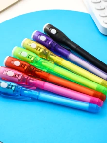 12pcs-Invisible Ink Pens, Disappearing Magic Secret Markers, Spy Pens For Secret Messages, Escape Room, Birthday, Easter, Valentine's Day Gifts, Suitable For Students, Party Favors, Christmas And Christmas Stocking Fillers, Classroom Rewards - Multi-color - View 8