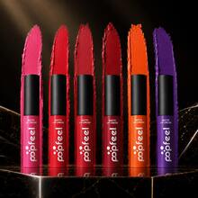 Popfeel 6 Pcs Set Matte Lip Cream Liquid Lipstick, High Pigment Transfer Resistant Velvet Lip Makeup Choice Official Affordable Makeup - Baby Pink - View 9