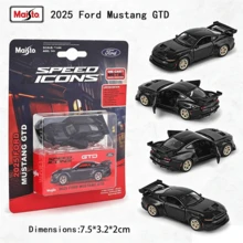 Maisto 1:64 2025 Ford Mustang GTD 合金壓鑄模型車，高品質合金車身、橡膠輪胎，展示收藏玩具車，泡殼包裝 - 彩色 - 查看 9