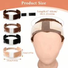Adjustable Velvet Wig Grip Band, Suitable For Full Wigs And Glueless Wigs - View 4