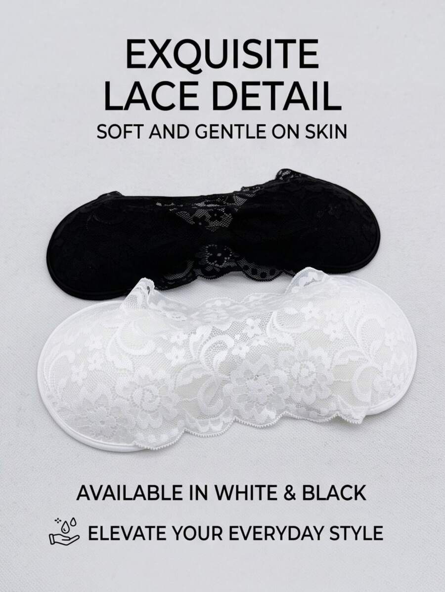 Women's Strapless Lace Sticky Bra Instant Lift Invisible Adhesive Bra With Secure Adhesion - Multicolor - View 1