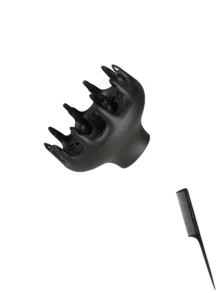 Adjustable Hair Dryer Diffuser, Curly Hair Drying Hood Attachment, Salon‑Grade Wind Cover For Natural Wavy Hair Home Hairstyle - Multicolor - View 12