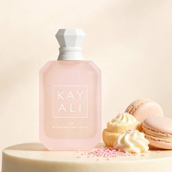 Gourmand Perfume With Fluffy Marshmallow Notes, Minimalist Elegant Bottle Design In Matte Glass, Versatile For Everyday Wear, Dates, And Special Occasions