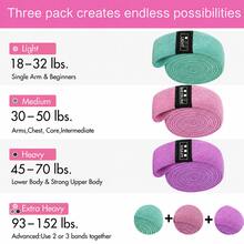 Multifunctional Resistance Band, Suitable For Everyone, Ideal For Glute And Shoulder Workout, Body Shaping, Pilates, Dance Training, Strength Training And Yoga Stretching Gym Accessory, Yoga Pilates Equipment Resistance Band Strap - Multicolor - View 4