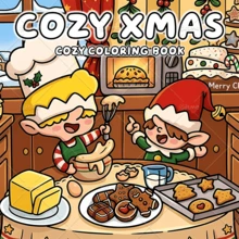 1pc Winter Festive Items Adult Coloring Book, Cozy Holiday Patterns With Reindeer, Gingerbread House, Hot Cocoa & Winter Treats, Stress Relief Relaxing Art Activity Book, 120g Thick Paper, Ideal Holiday & Christmas Gift For Relaxation & Mindfulness - Cozy Christmas - View 13