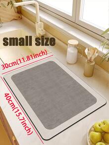 1pc Elegant Unique Pattern Kitchen Mat, 3.5mm Soft Rubber Material, Absorbent And Easy To Clean, Suitable For Hallway, Bathroom, Living Room, Outdoor Door Mat And Toilet, All-Year Use, Suitable For Various Holidays - Multicolor - View 12